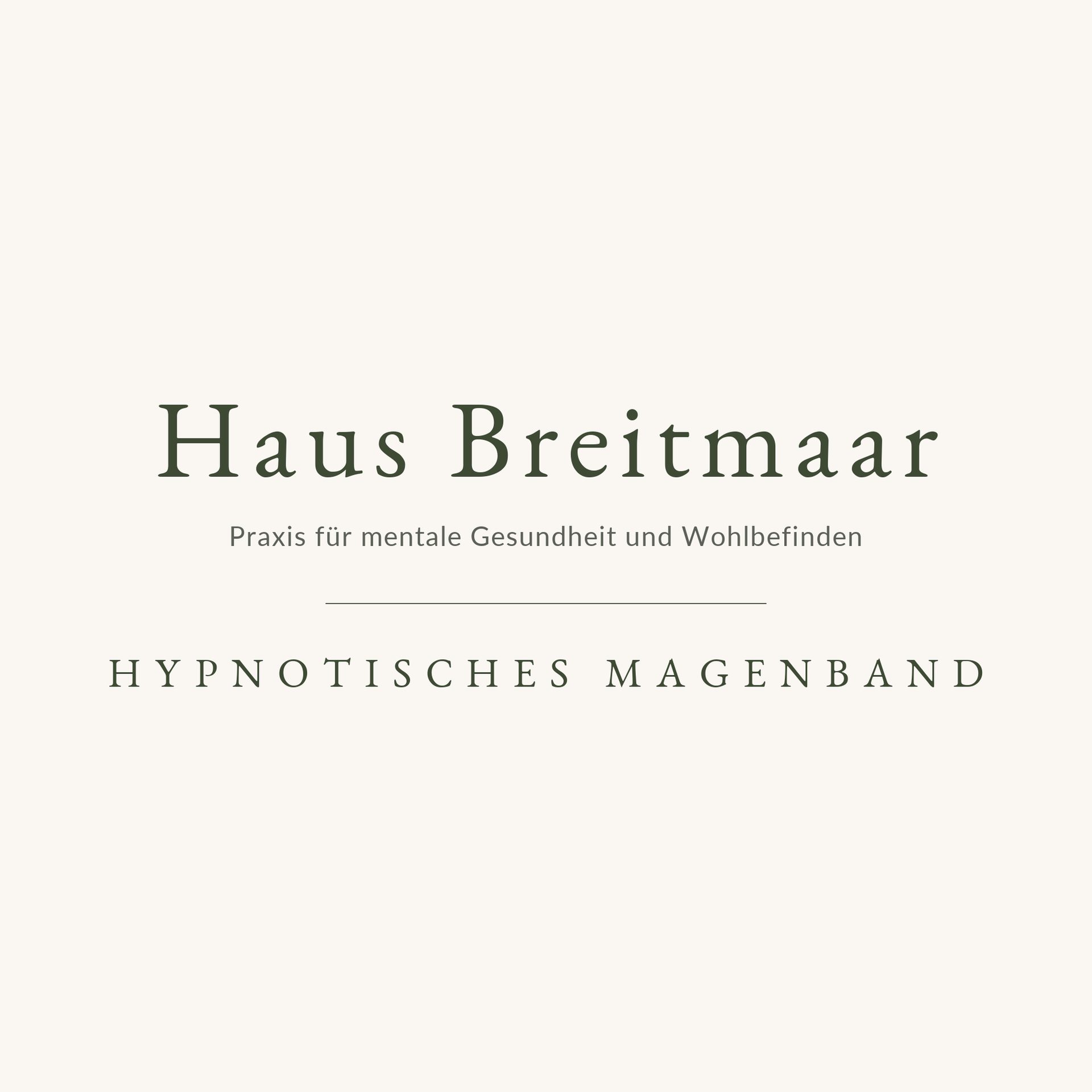 Haus Breitmaar Hypnotisches Magenband
